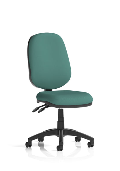 Eclipse Plus II Medium Back Task Operator Office Chair - Optional Arms - Multiple Seat Colour Options