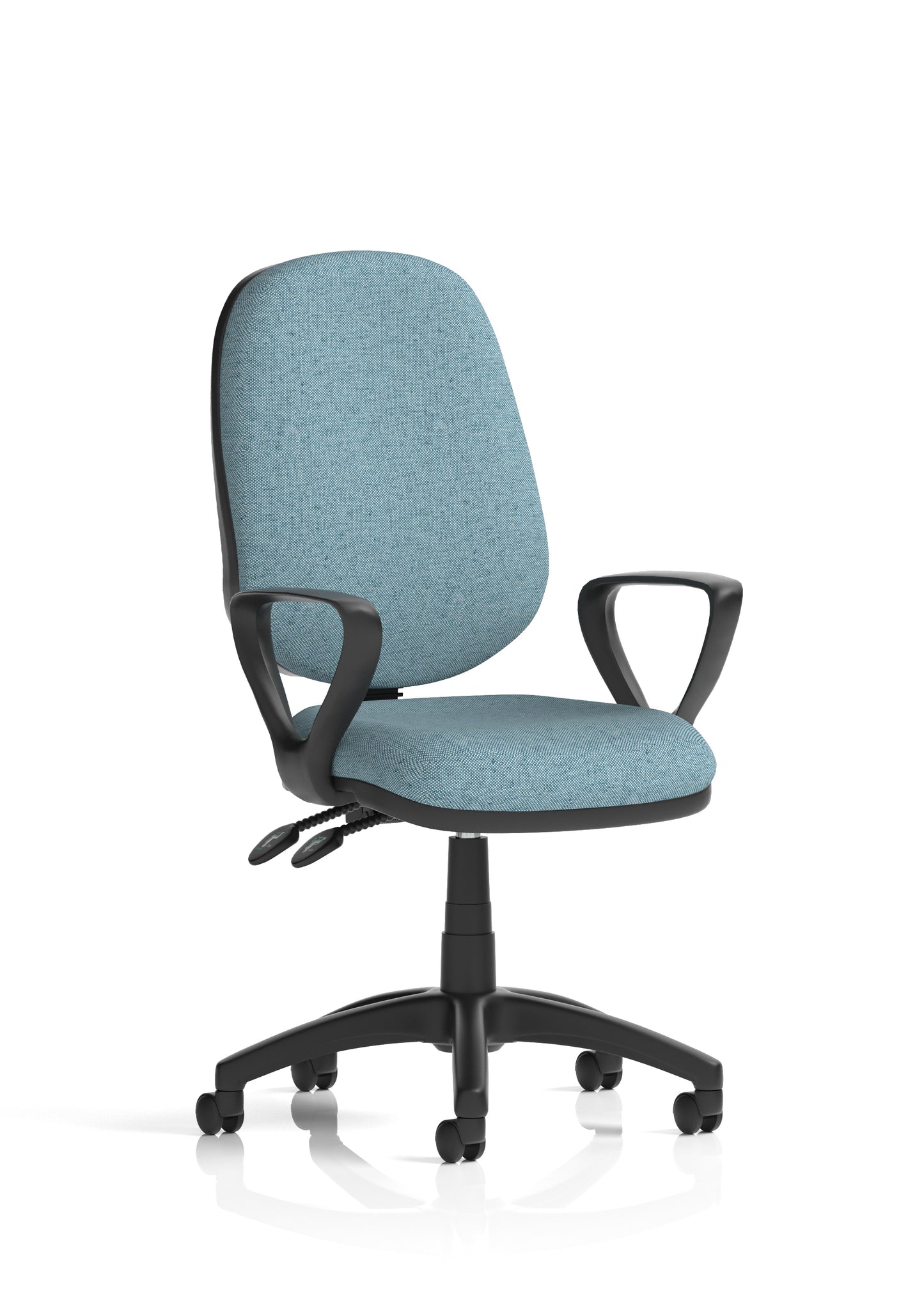 Eclipse Plus II Medium Back Task Operator Office Chair - Optional Arms - Multiple Seat Colour Options