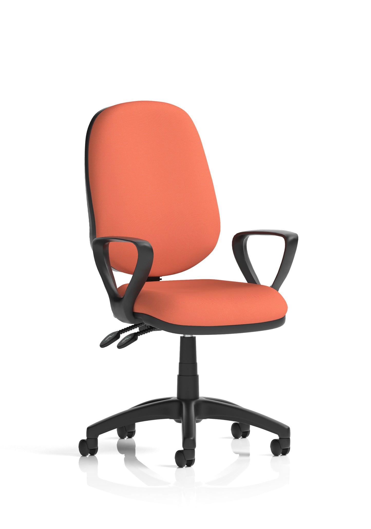Eclipse Plus II Medium Back Task Operator Office Chair - Optional Arms - Multiple Seat Colour Options