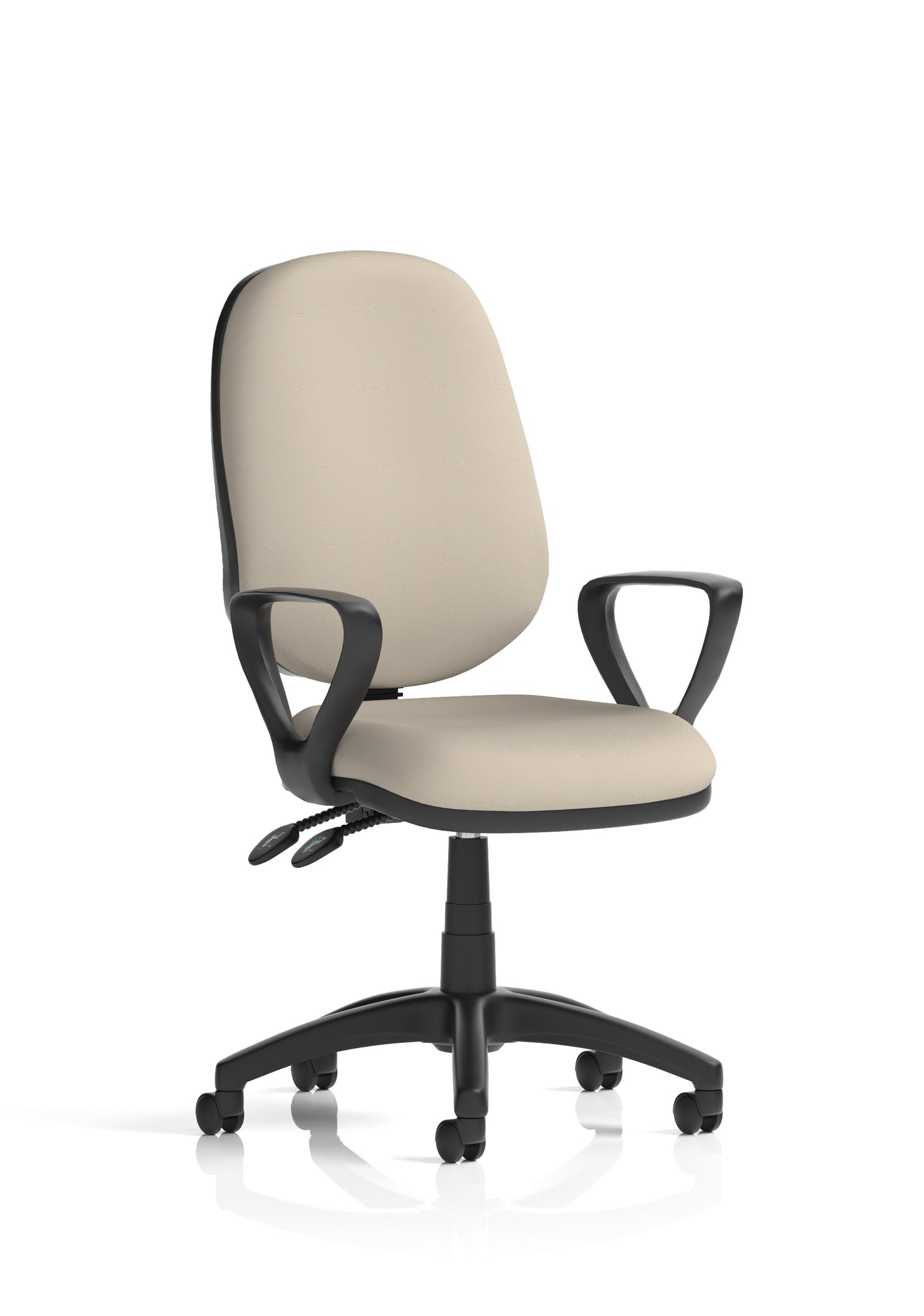 Eclipse Plus II Medium Back Task Operator Office Chair - Optional Arms - Multiple Seat Colour Options