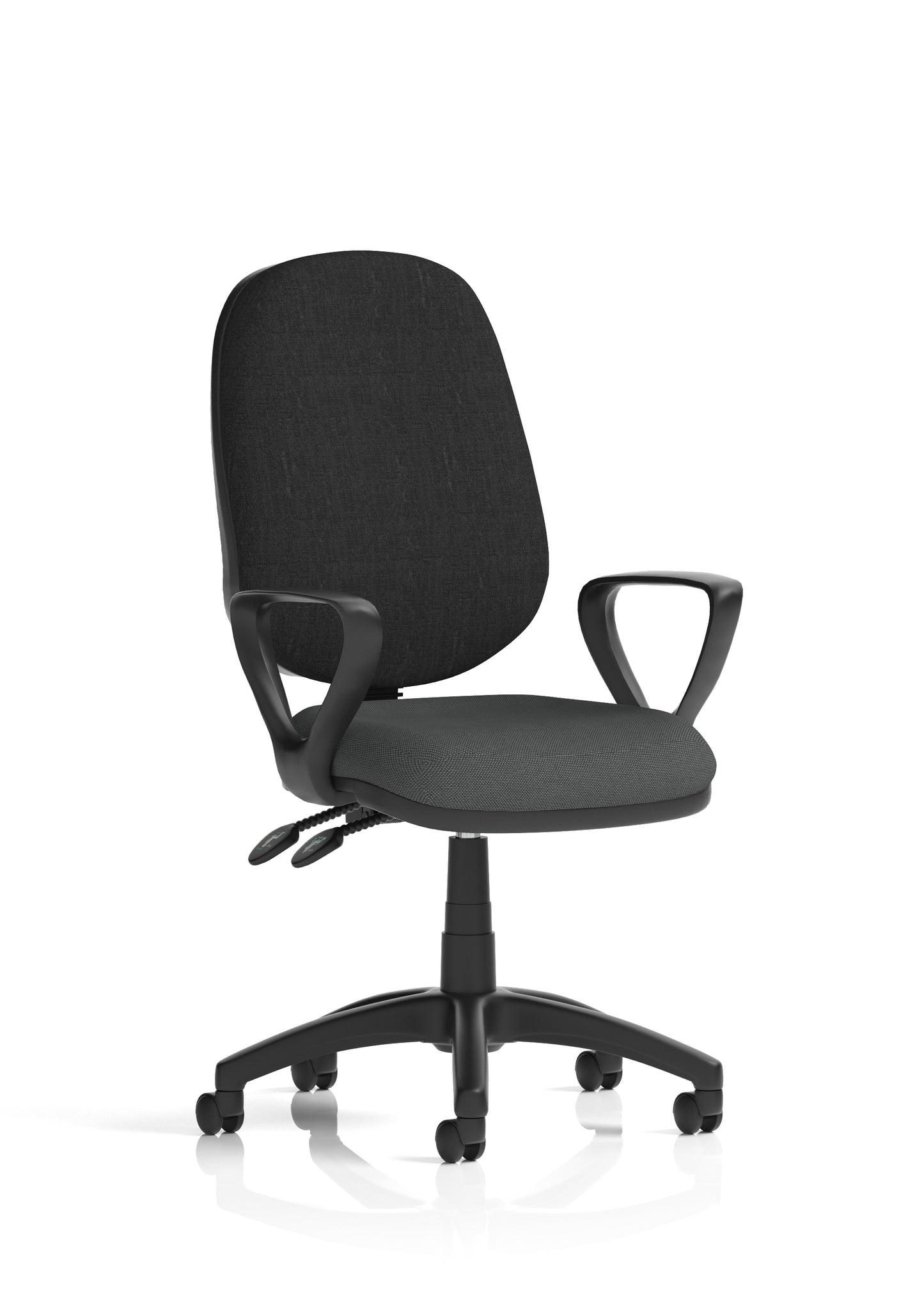 Eclipse Plus II Medium Back Task Operator Office Chair - Optional Arms - Multiple Seat Colour Options