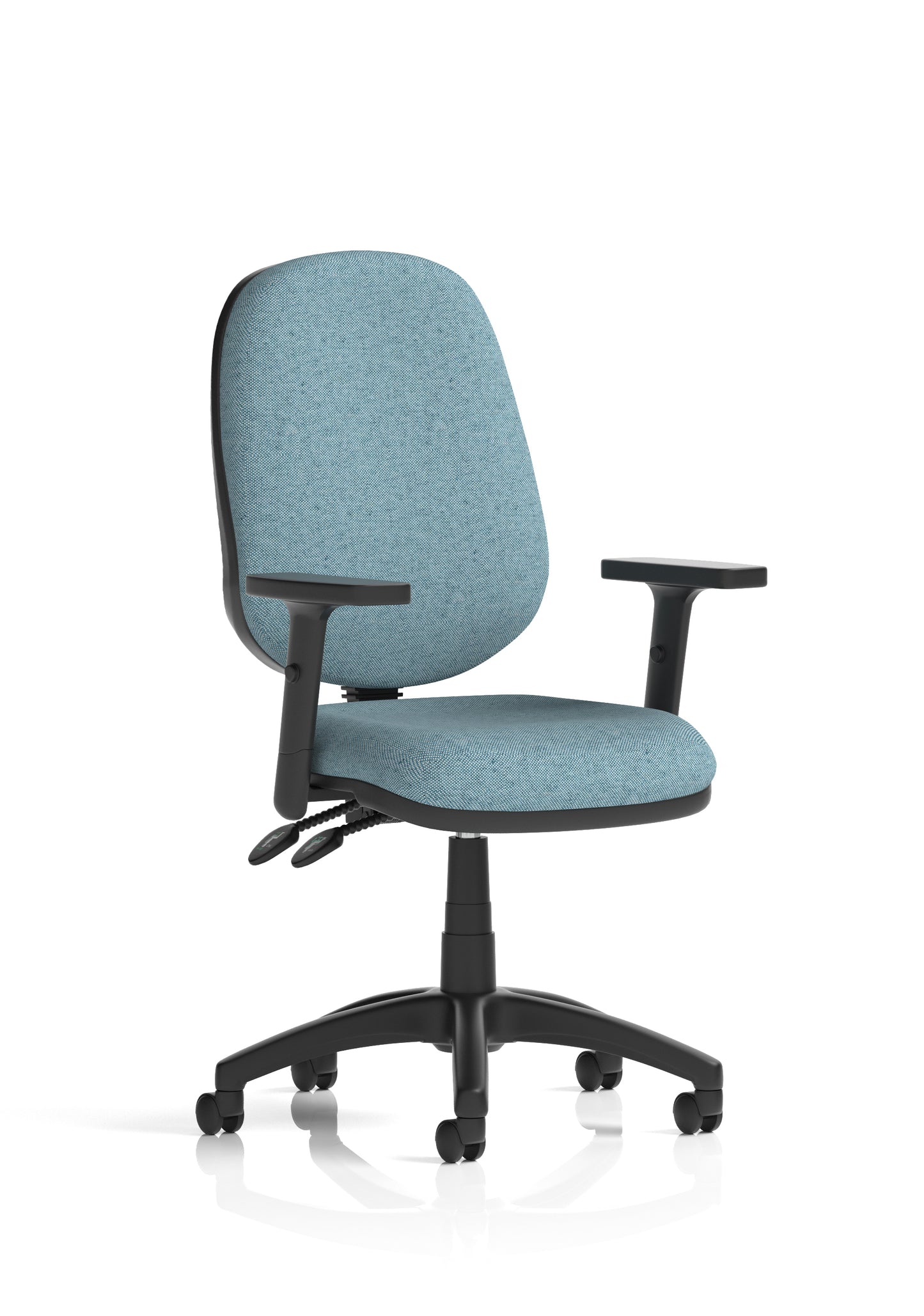 Eclipse Plus II Medium Back Task Operator Office Chair - Optional Arms - Multiple Seat Colour Options