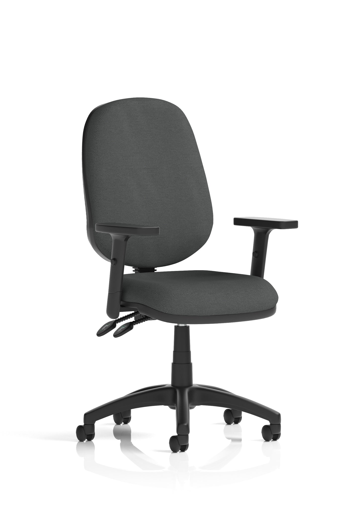 Eclipse Plus II Medium Back Task Operator Office Chair - Optional Arms - Multiple Seat Colour Options