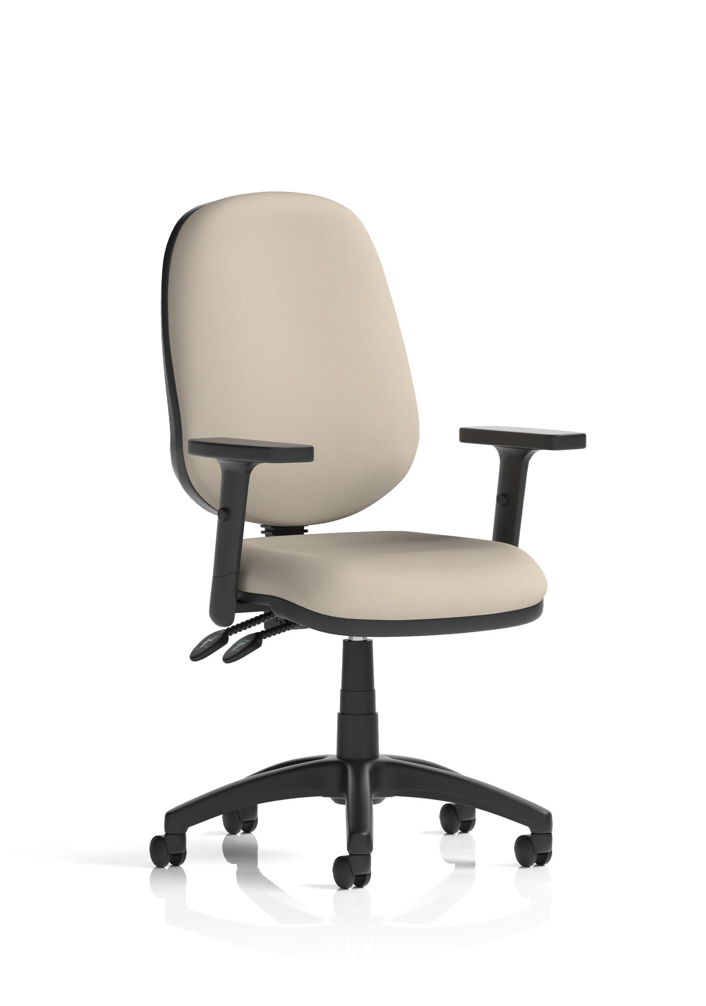 Eclipse Plus II Medium Back Task Operator Office Chair - Optional Arms - Multiple Seat Colour Options