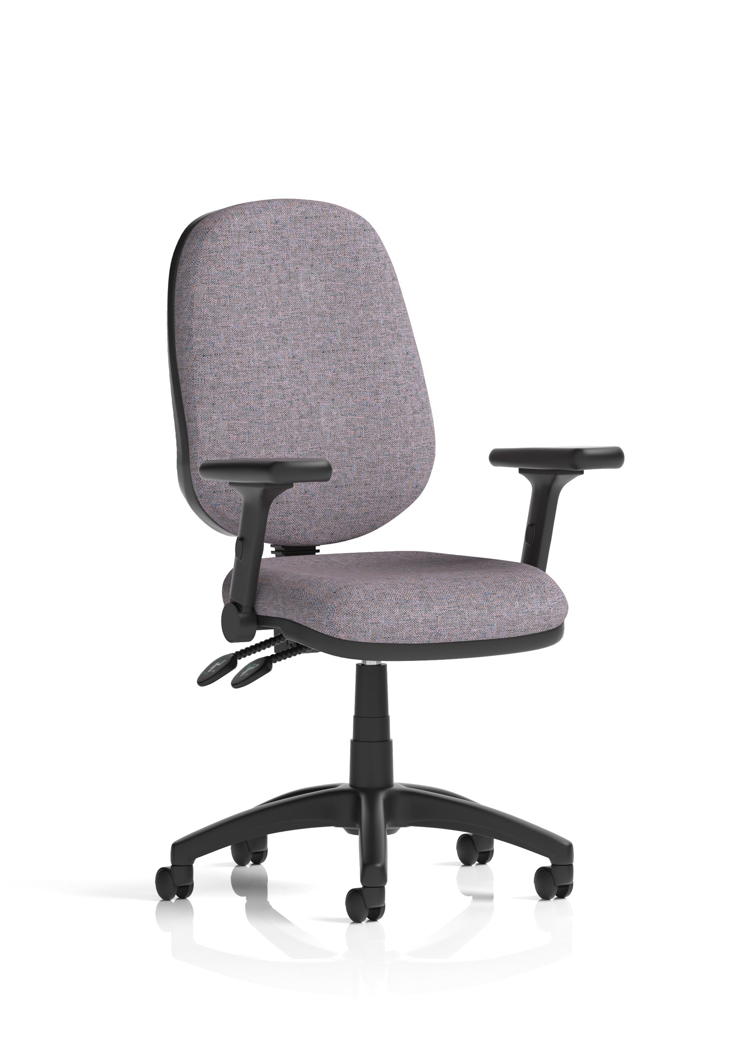 Eclipse Plus II Medium Back Task Operator Office Chair - Optional Arms - Multiple Seat Colour Options