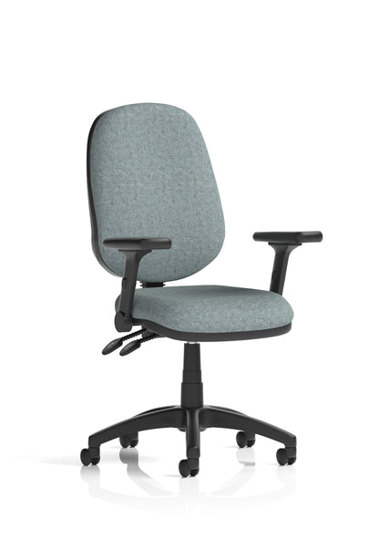 Eclipse Plus II Medium Back Task Operator Office Chair - Optional Arms - Multiple Seat Colour Options