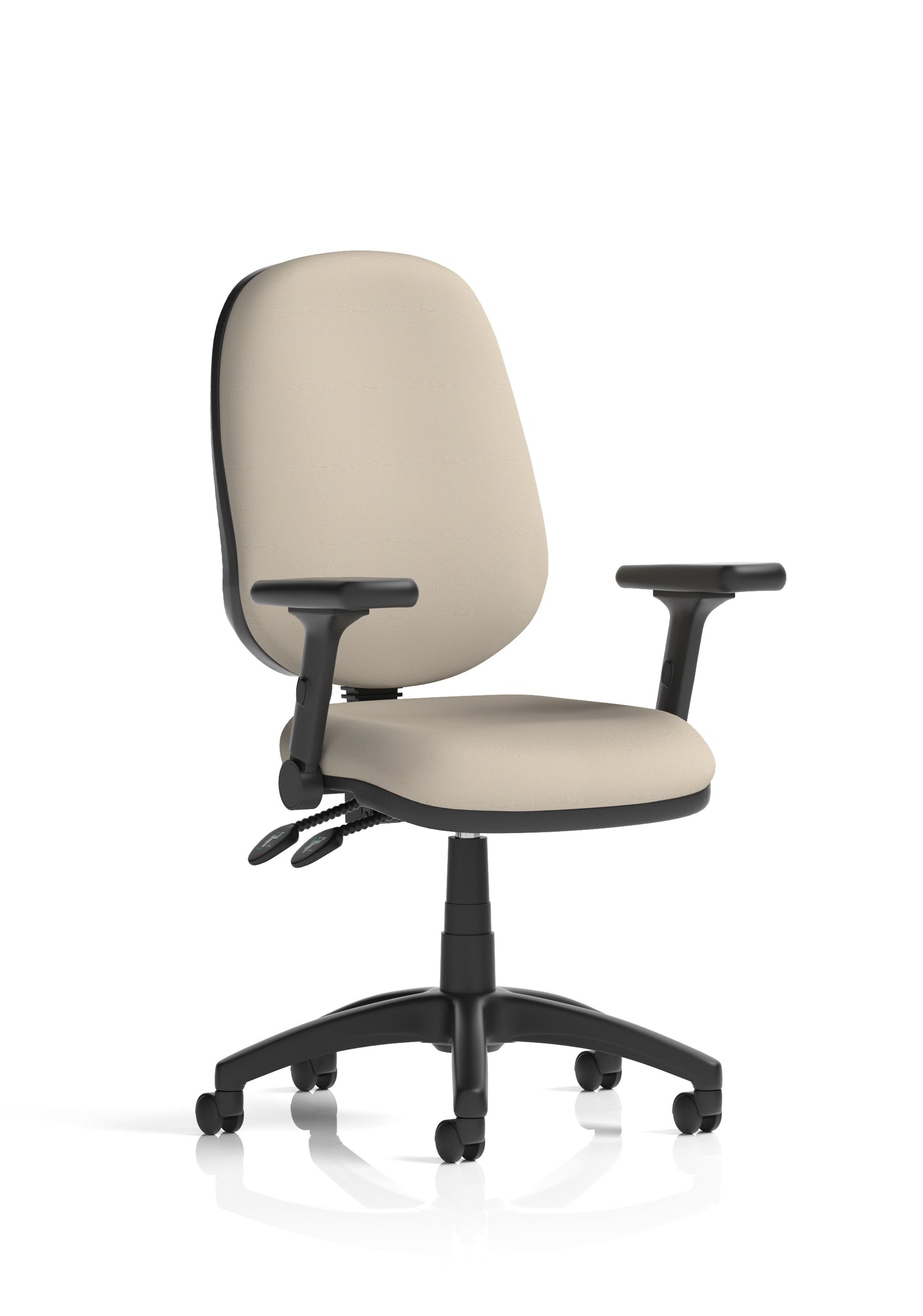 Eclipse Plus II Medium Back Task Operator Office Chair - Optional Arms - Multiple Seat Colour Options
