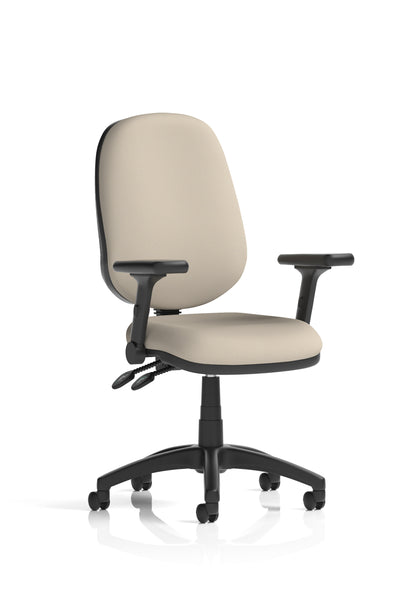 Eclipse Plus II Medium Back Task Operator Office Chair - Optional Arms - Multiple Seat Colour Options