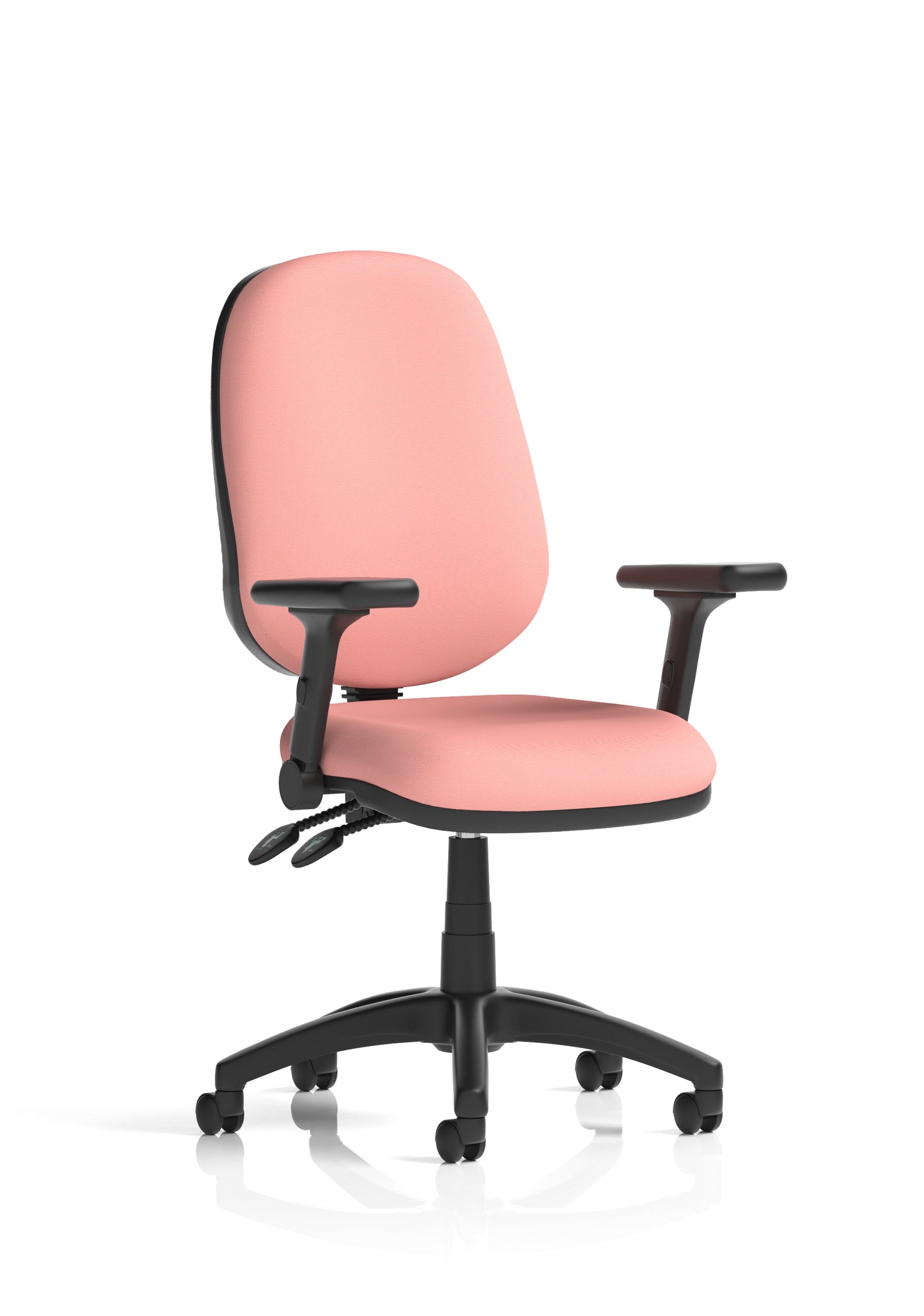 Eclipse Plus II Medium Back Task Operator Office Chair - Optional Arms - Multiple Seat Colour Options