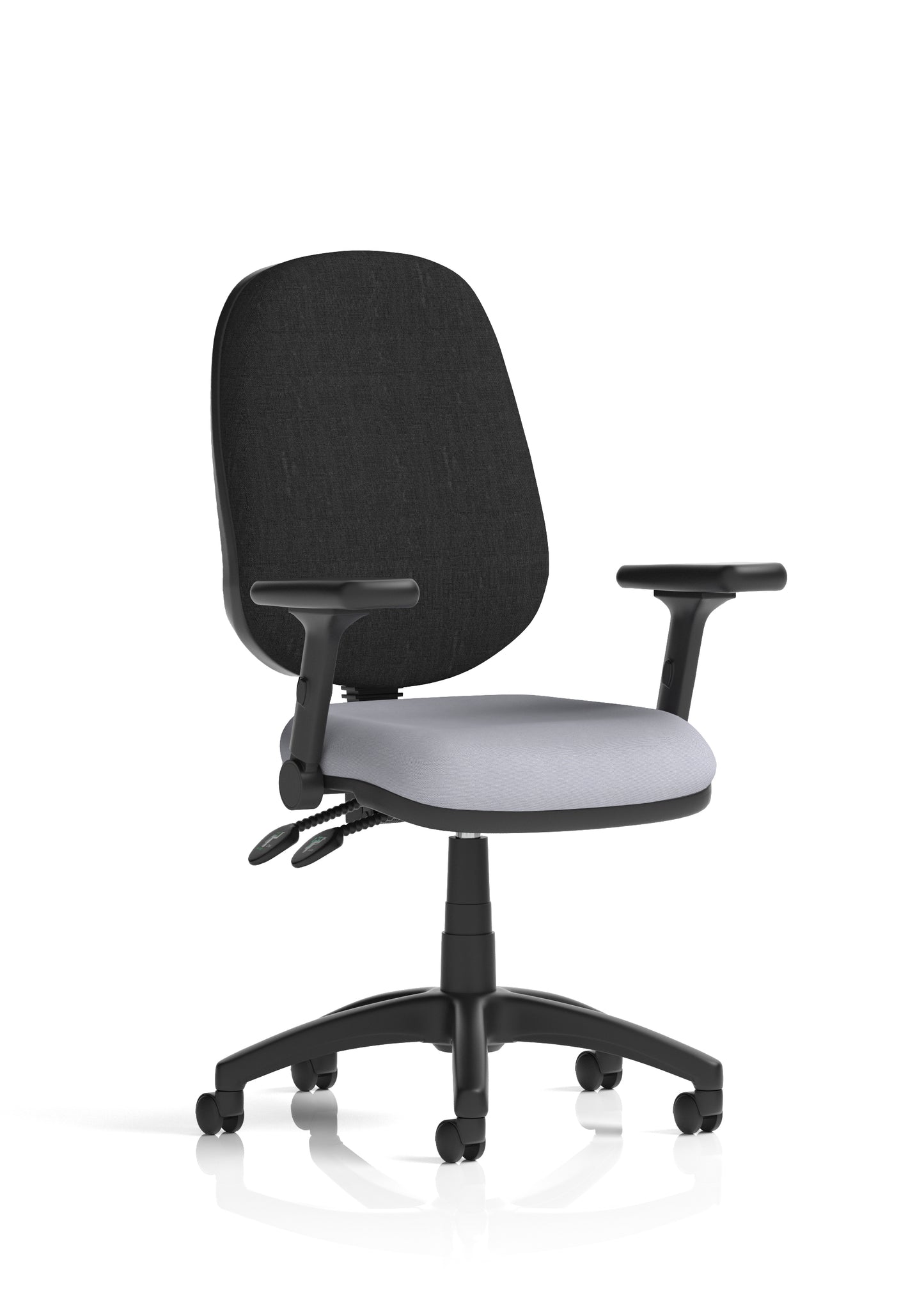 Eclipse Plus II Medium Back Task Operator Office Chair - Optional Arms - Multiple Seat Colour Options