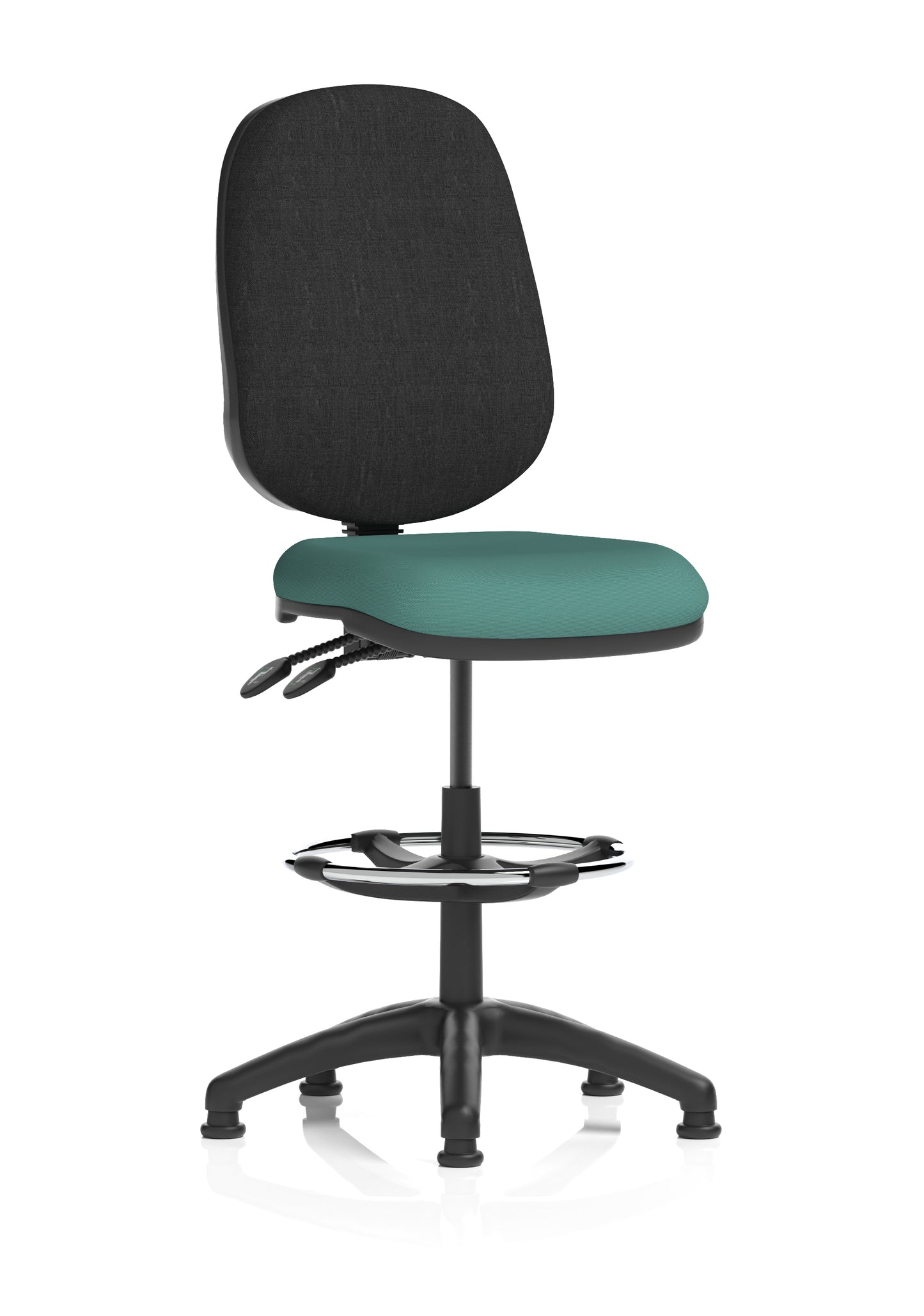Eclipse Plus II Task Operator Office Chair with Hi Rise Draughtsman Kit - Available in 20 Colour Choices