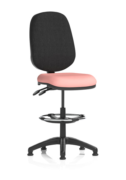 Eclipse Plus II Task Operator Office Chair with Hi Rise Draughtsman Kit - Available in 20 Colour Choices