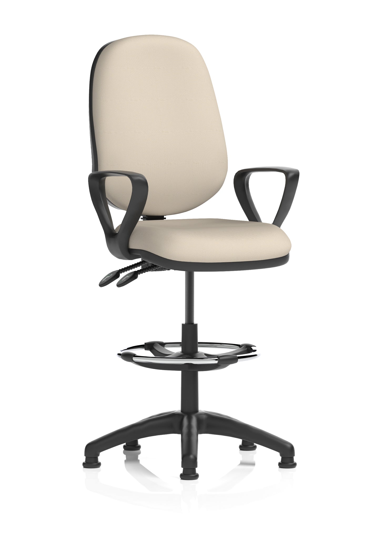 Eclipse Plus II Task Operator Office Chair with Hi Rise Draughtsman Kit - Available in 20 Colour Choices