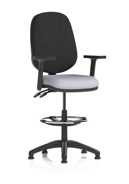 Eclipse Plus II Task Operator Office Chair with Hi Rise Draughtsman Kit - Available in 20 Colour Choices
