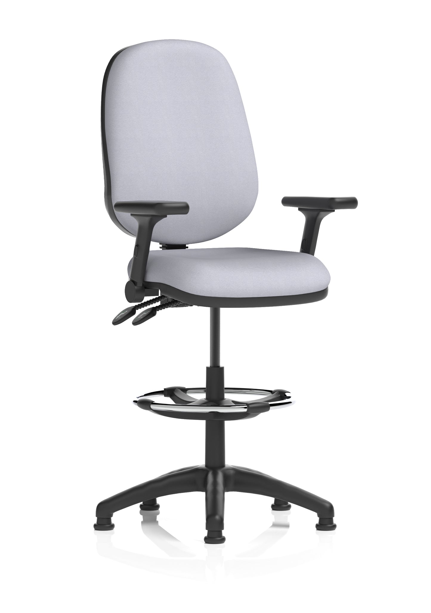 Eclipse Plus II Task Operator Office Chair with Hi Rise Draughtsman Kit - Available in 20 Colour Choices