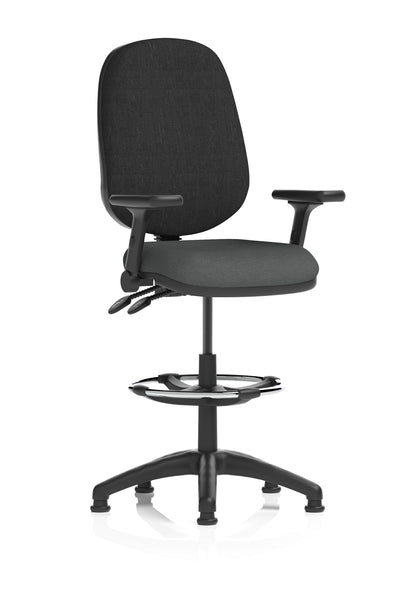 Eclipse Plus II Task Operator Office Chair with Hi Rise Draughtsman Kit - Available in 20 Colour Choices