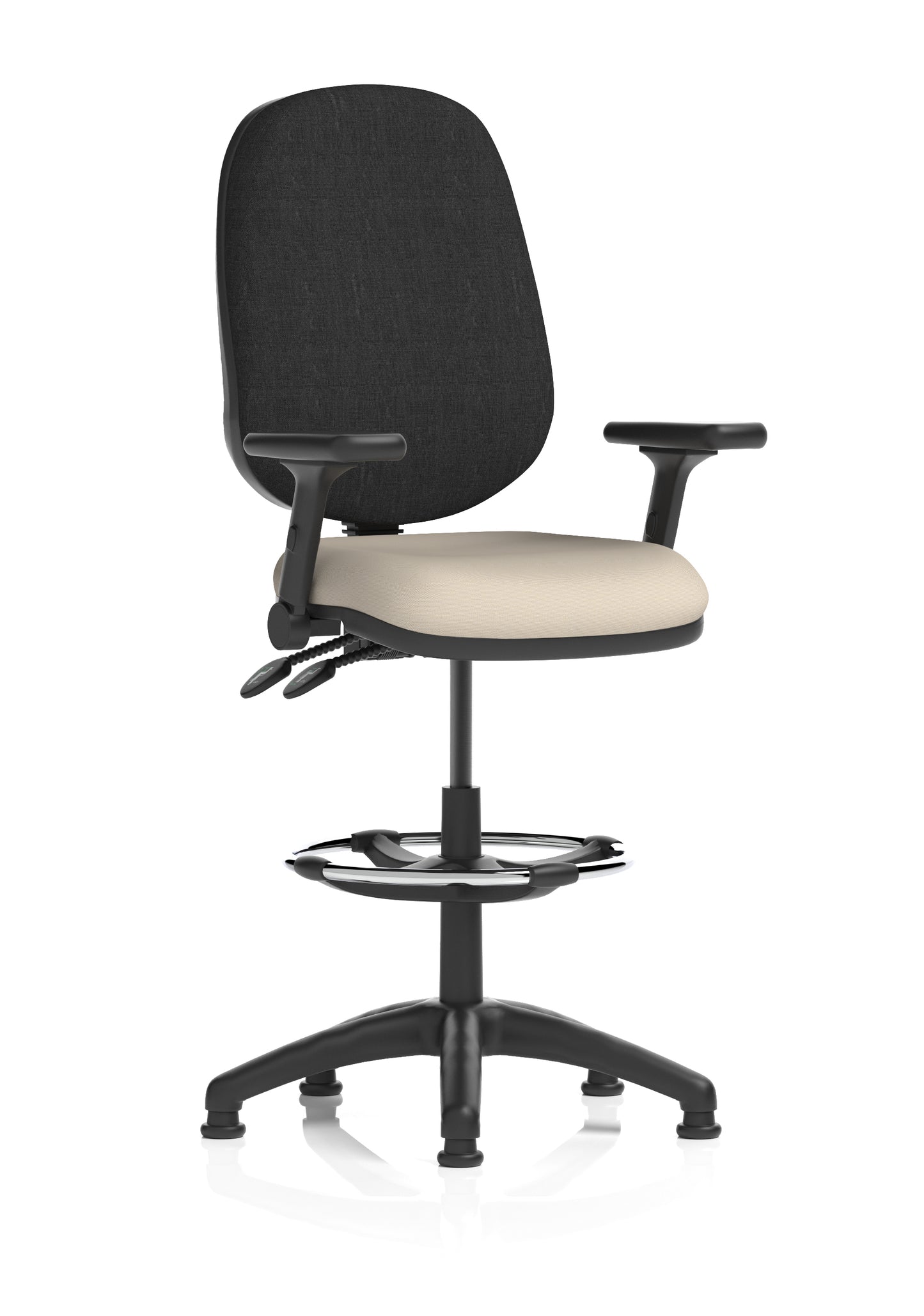 Eclipse Plus II Task Operator Office Chair with Hi Rise Draughtsman Kit - Available in 20 Colour Choices