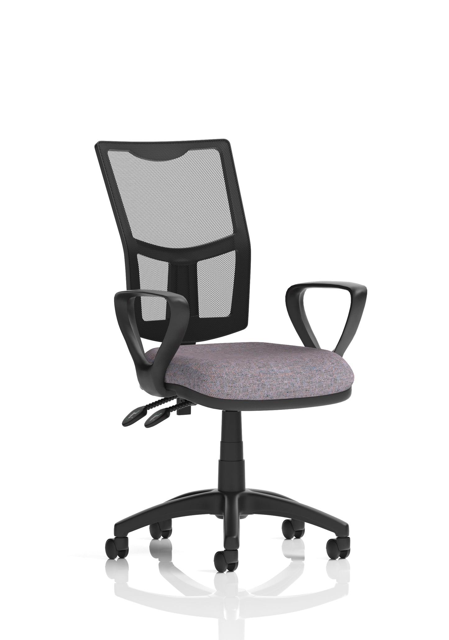 Eclipse Plus II Medium Mesh Back Task Operator Office Chair - Multiple Arm Options - Draughtsman Kit Option - Available in 20 Colour Choices