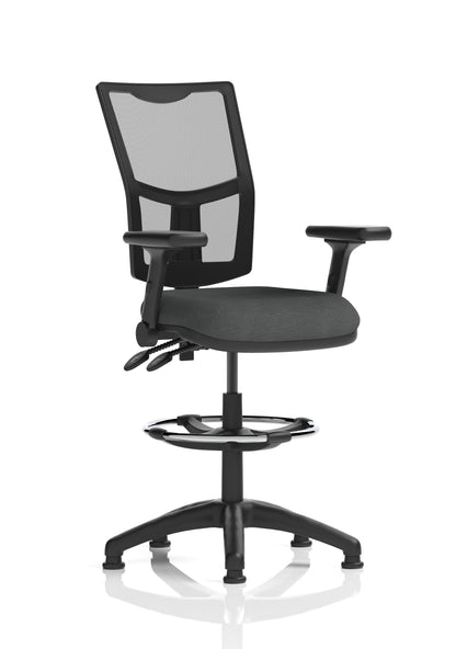 Eclipse Plus II Medium Mesh Back Task Operator Office Chair - Multiple Arm Options - Draughtsman Kit Option - Available in 20 Colour Choices