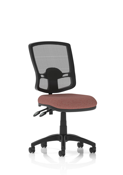 Eclipse Plus II Deluxe Mesh Back Task Operator Office Chair - Multiple Arm Options - Draughtsman Kit Option - Available in 20 Colour Choices