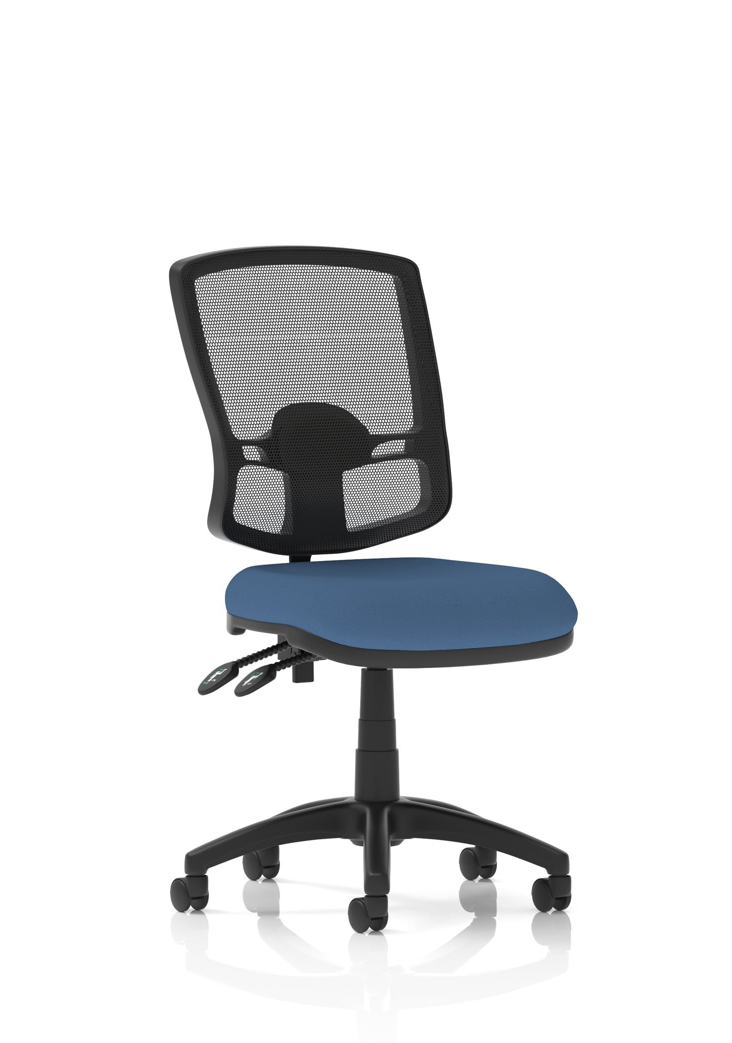 Eclipse Plus II Deluxe Mesh Back Task Operator Office Chair - Multiple Arm Options - Draughtsman Kit Option - Available in 20 Colour Choices