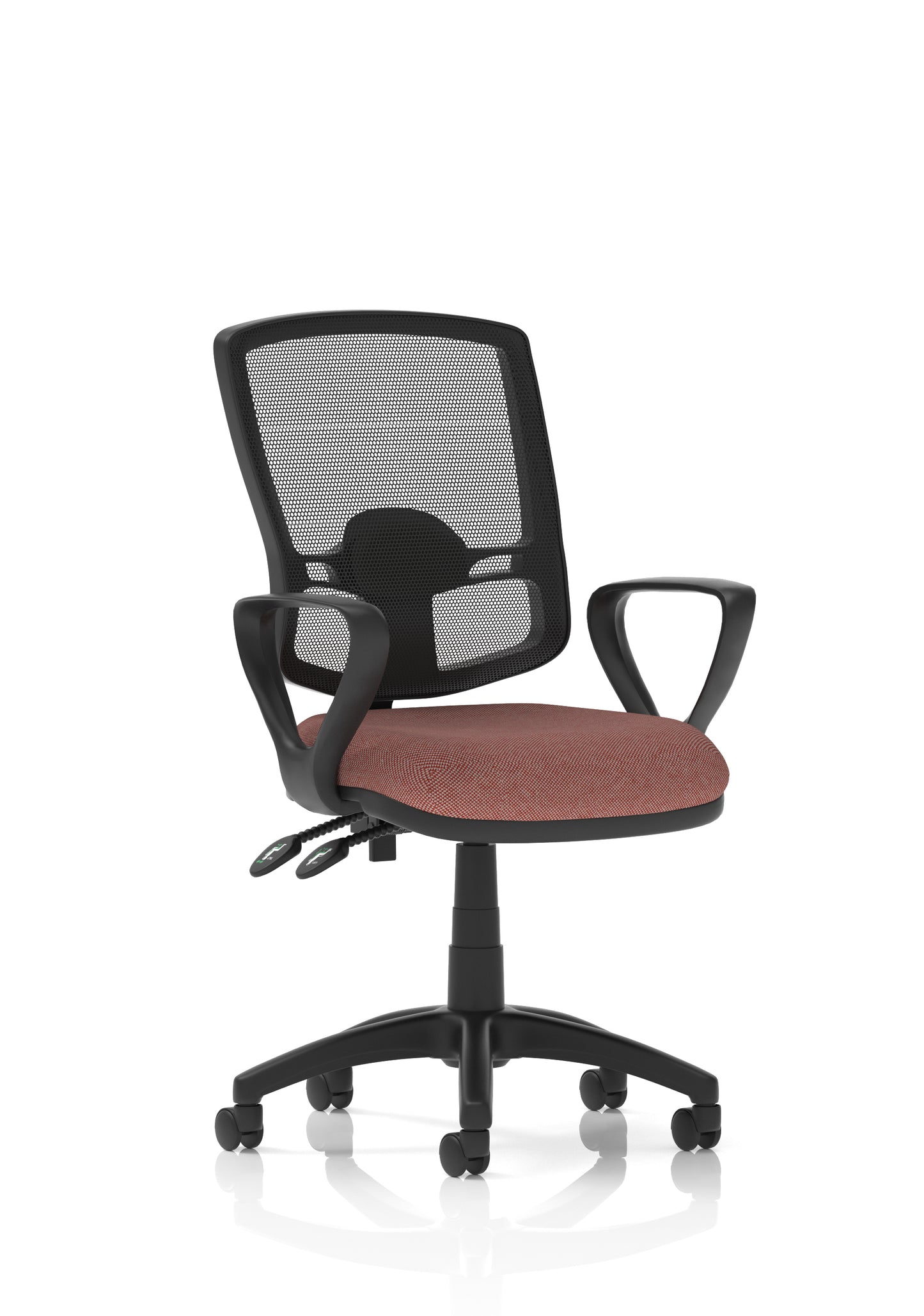 Eclipse Plus II Deluxe Mesh Back Task Operator Office Chair - Multiple Arm Options - Draughtsman Kit Option - Available in 20 Colour Choices