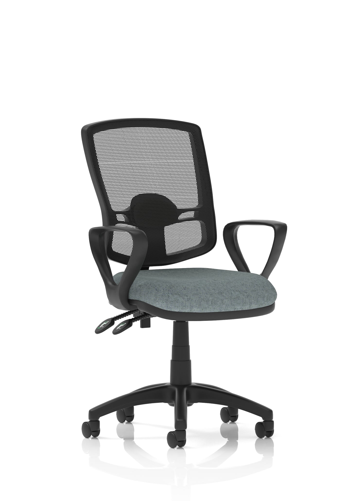 Eclipse Plus II Deluxe Mesh Back Task Operator Office Chair - Multiple Arm Options - Draughtsman Kit Option - Available in 20 Colour Choices