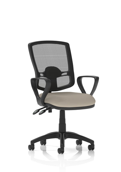 Eclipse Plus II Deluxe Mesh Back Task Operator Office Chair - Multiple Arm Options - Draughtsman Kit Option - Available in 20 Colour Choices