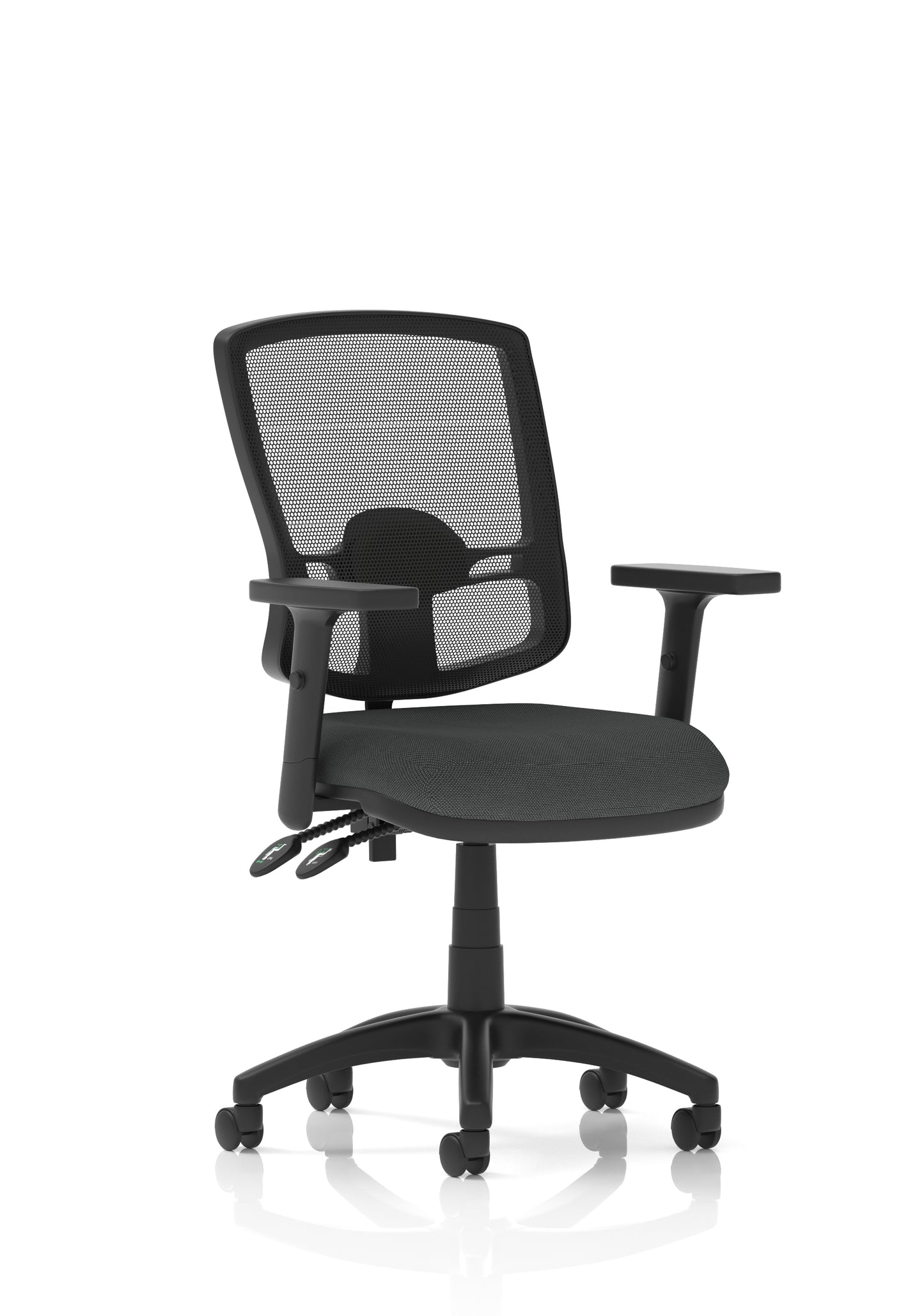 Eclipse Plus II Deluxe Mesh Back Task Operator Office Chair - Multiple Arm Options - Draughtsman Kit Option - Available in 20 Colour Choices