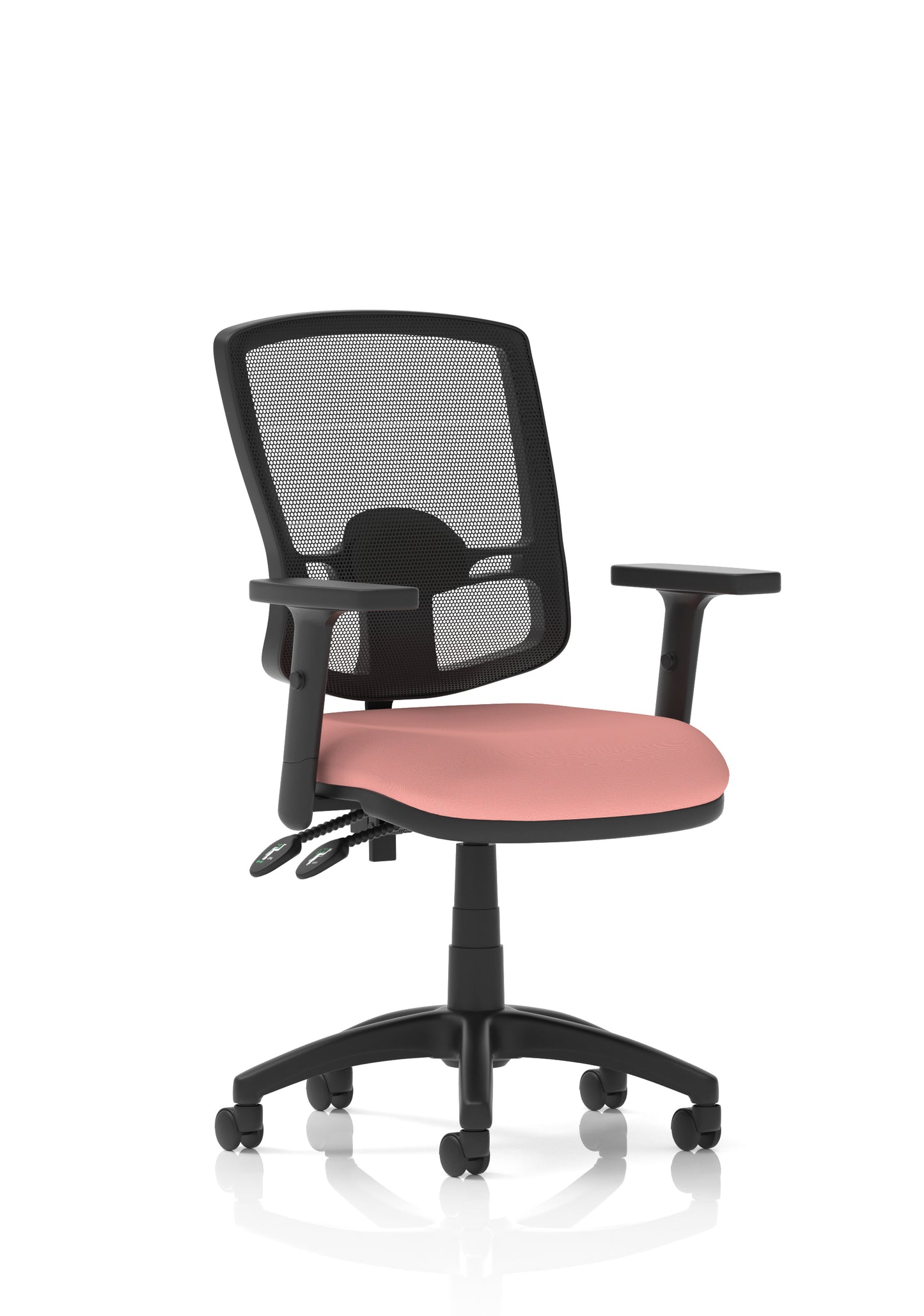 Eclipse Plus II Deluxe Mesh Back Task Operator Office Chair - Multiple Arm Options - Draughtsman Kit Option - Available in 20 Colour Choices