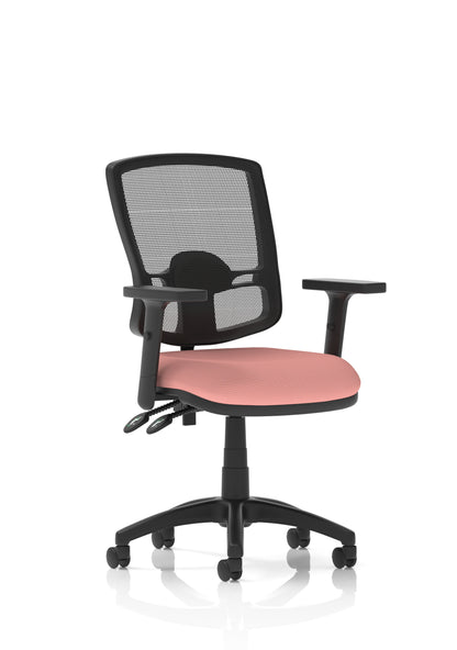 Eclipse Plus II Deluxe Mesh Back Task Operator Office Chair - Multiple Arm Options - Draughtsman Kit Option - Available in 20 Colour Choices