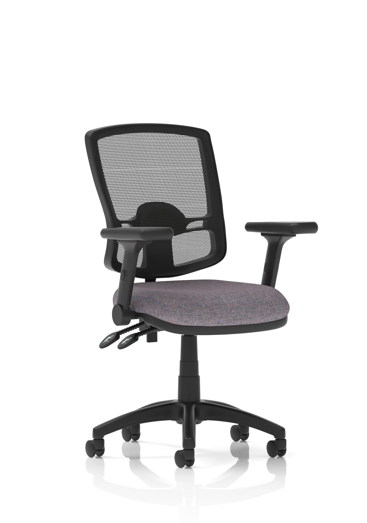 Eclipse Plus II Deluxe Mesh Back Task Operator Office Chair - Multiple Arm Options - Draughtsman Kit Option - Available in 20 Colour Choices