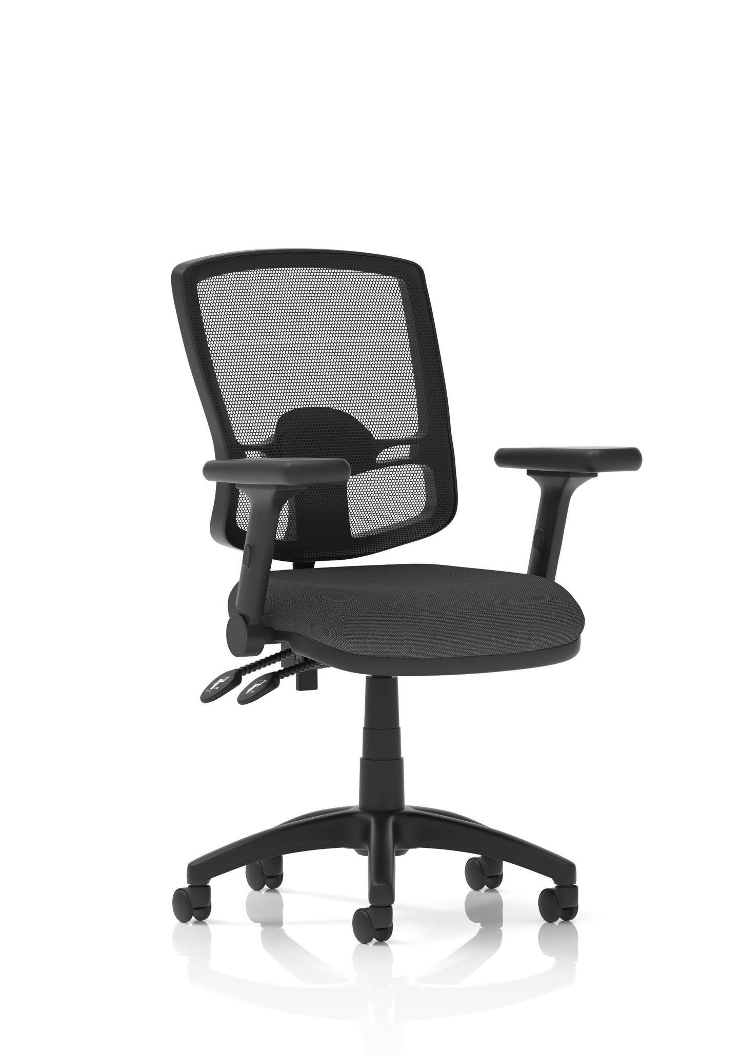 Eclipse Plus II Deluxe Mesh Back Task Operator Office Chair - Multiple Arm Options - Draughtsman Kit Option - Available in 20 Colour Choices