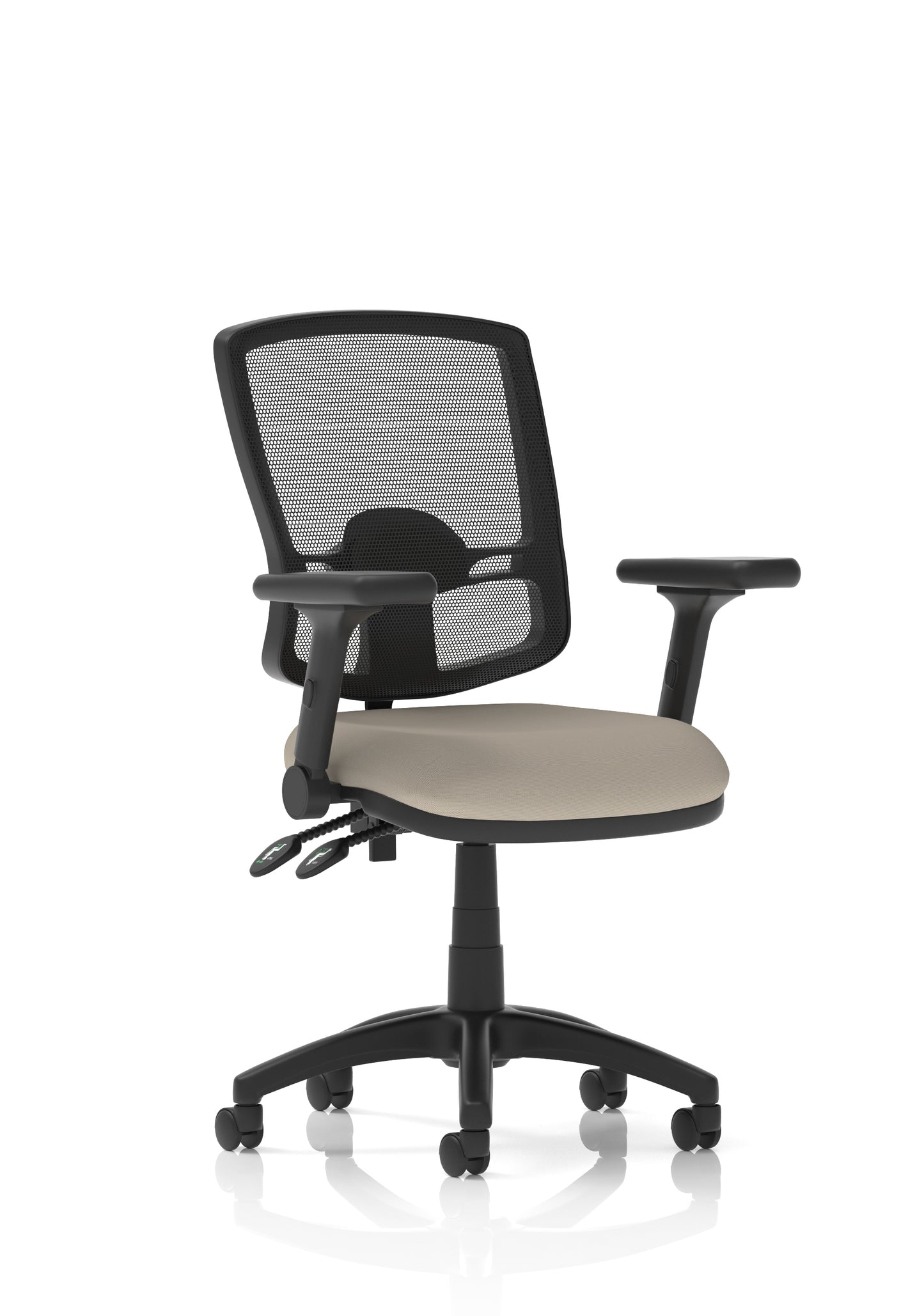 Eclipse Plus II Deluxe Mesh Back Task Operator Office Chair - Multiple Arm Options - Draughtsman Kit Option - Available in 20 Colour Choices