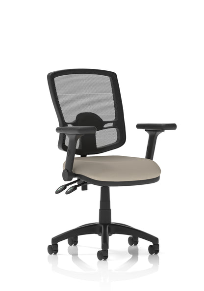 Eclipse Plus II Deluxe Mesh Back Task Operator Office Chair - Multiple Arm Options - Draughtsman Kit Option - Available in 20 Colour Choices