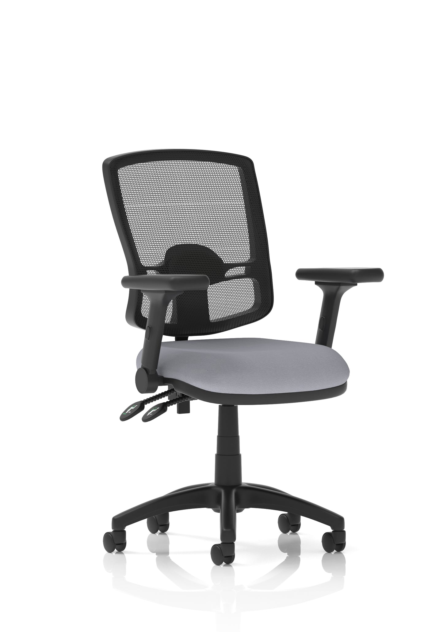 Eclipse Plus II Deluxe Mesh Back Task Operator Office Chair - Multiple Arm Options - Draughtsman Kit Option - Available in 20 Colour Choices