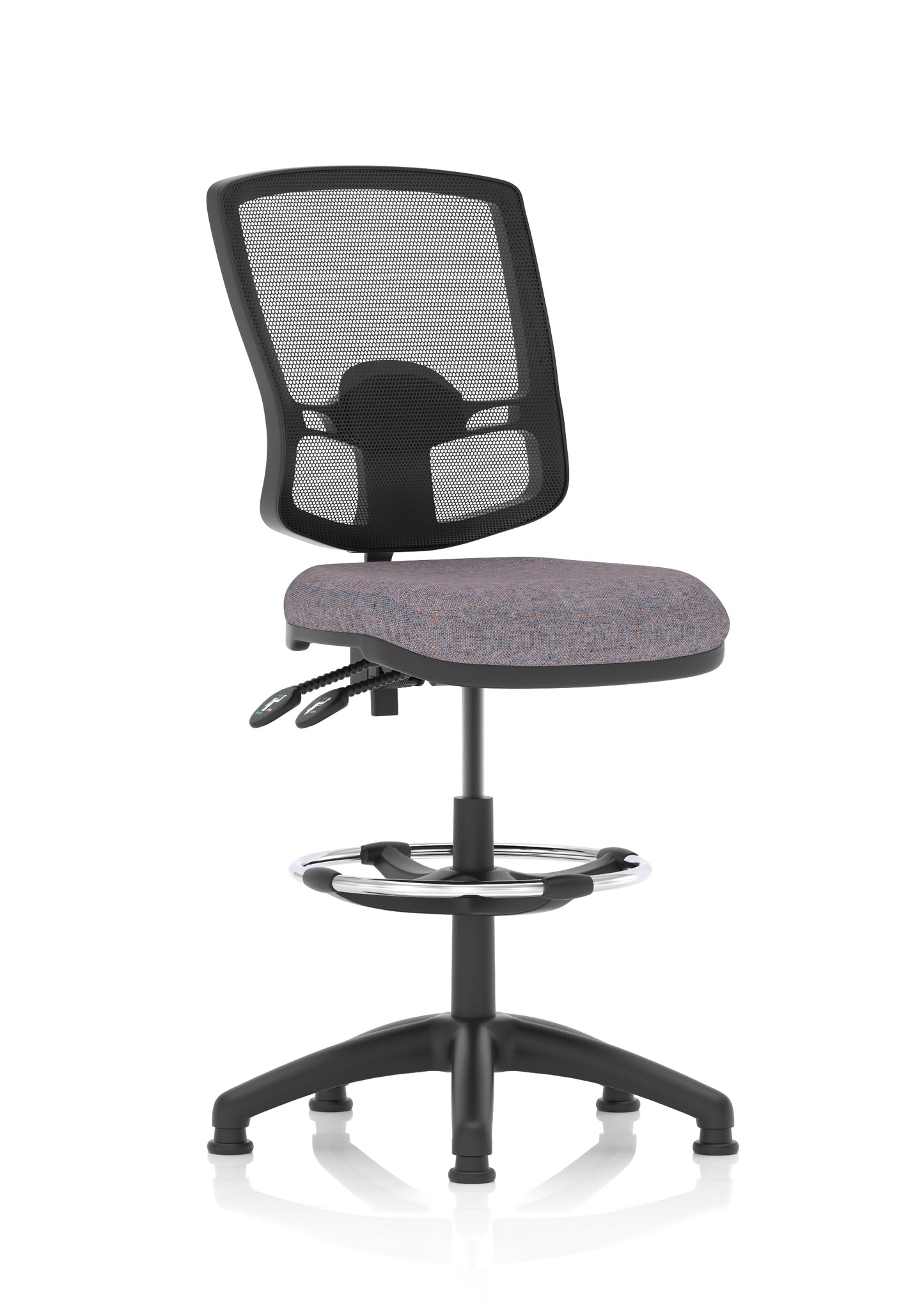 Eclipse Plus II Deluxe Mesh Back Task Operator Office Chair - Multiple Arm Options - Draughtsman Kit Option - Available in 20 Colour Choices