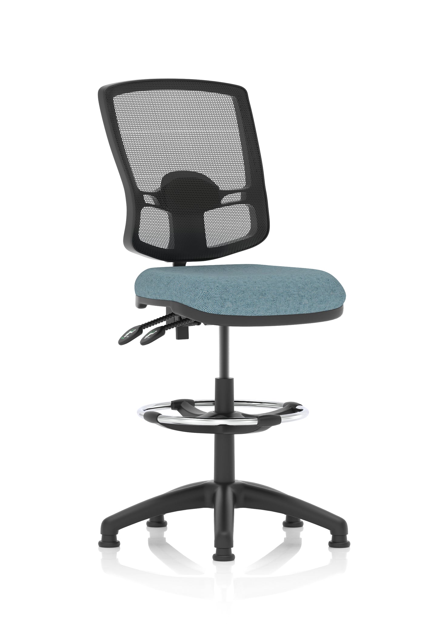 Eclipse Plus II Deluxe Mesh Back Task Operator Office Chair - Multiple Arm Options - Draughtsman Kit Option - Available in 20 Colour Choices