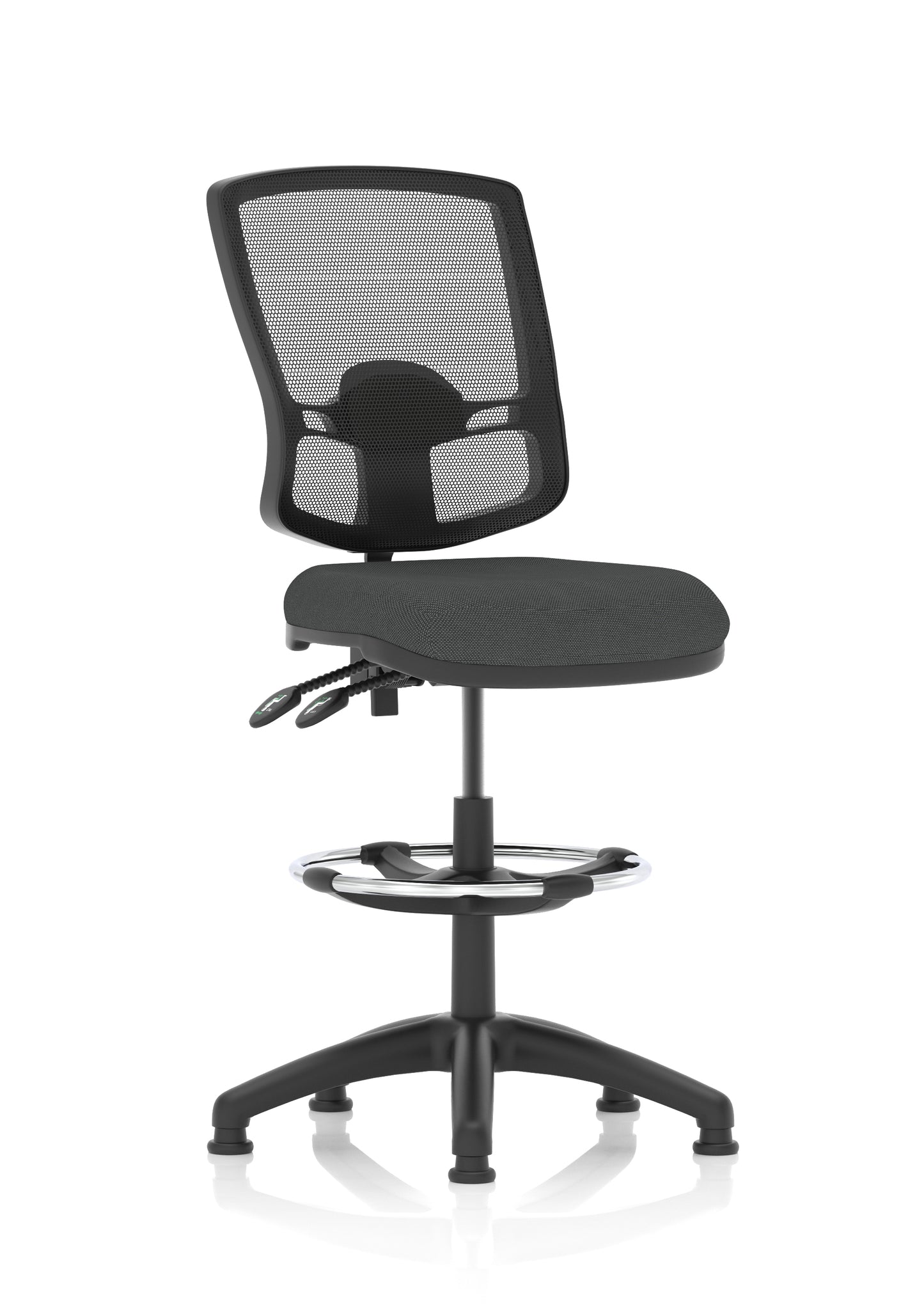 Eclipse Plus II Deluxe Mesh Back Task Operator Office Chair - Multiple Arm Options - Draughtsman Kit Option - Available in 20 Colour Choices