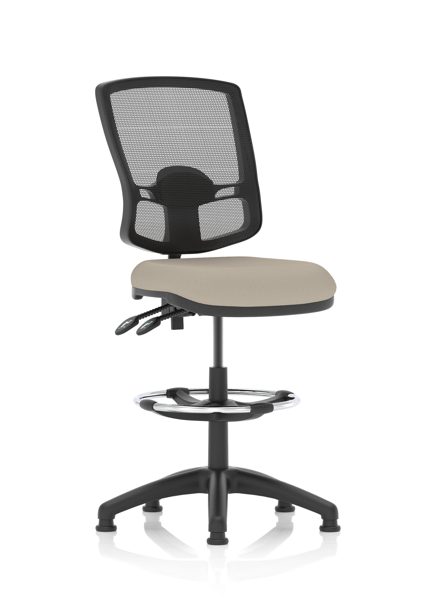 Eclipse Plus II Deluxe Mesh Back Task Operator Office Chair - Multiple Arm Options - Draughtsman Kit Option - Available in 20 Colour Choices