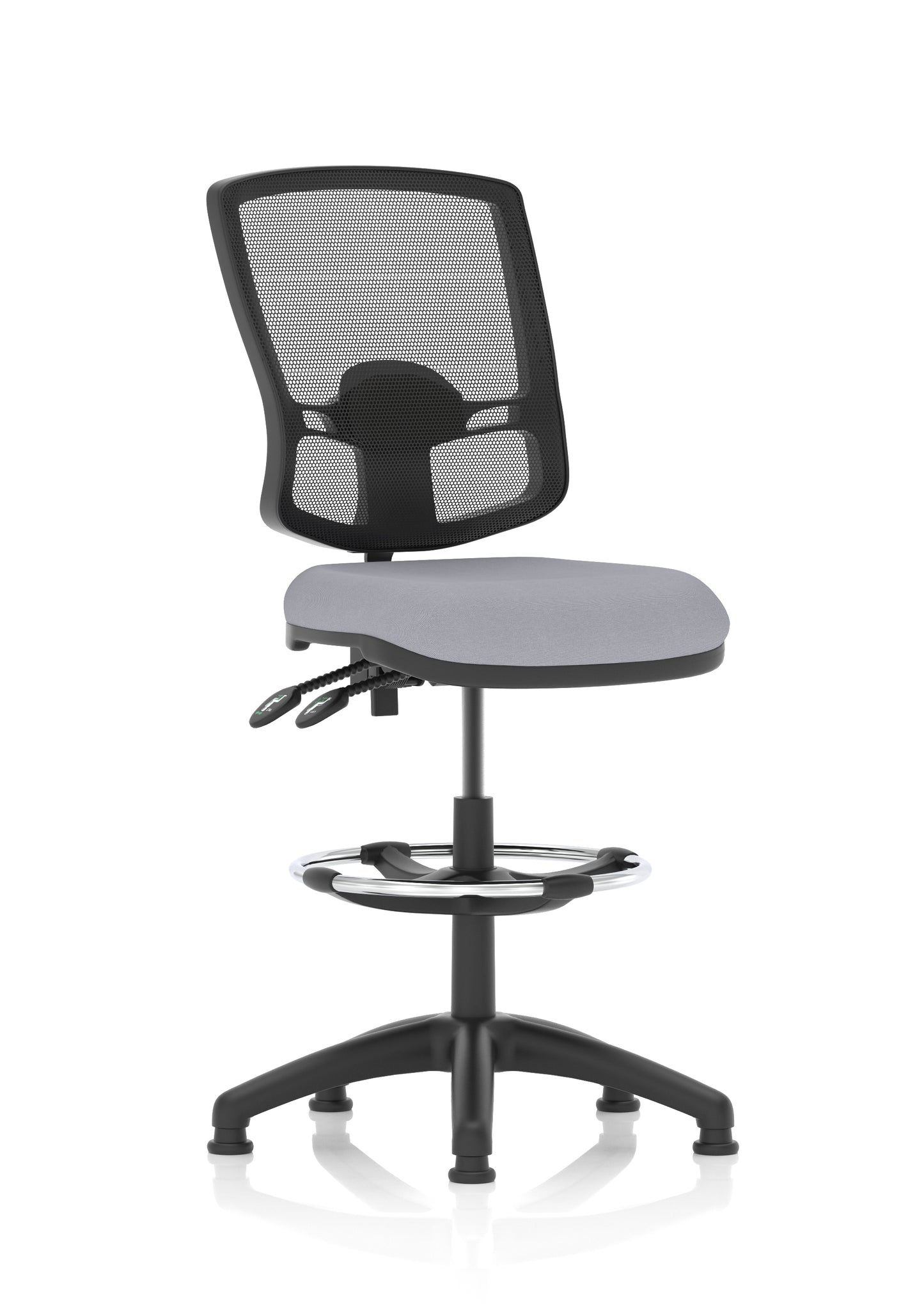 Eclipse Plus II Deluxe Mesh Back Task Operator Office Chair - Multiple Arm Options - Draughtsman Kit Option - Available in 20 Colour Choices