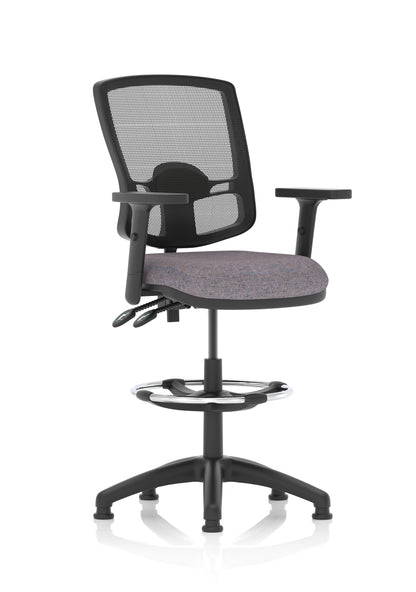 Eclipse Plus II Deluxe Mesh Back Task Operator Office Chair - Multiple Arm Options - Draughtsman Kit Option - Available in 20 Colour Choices
