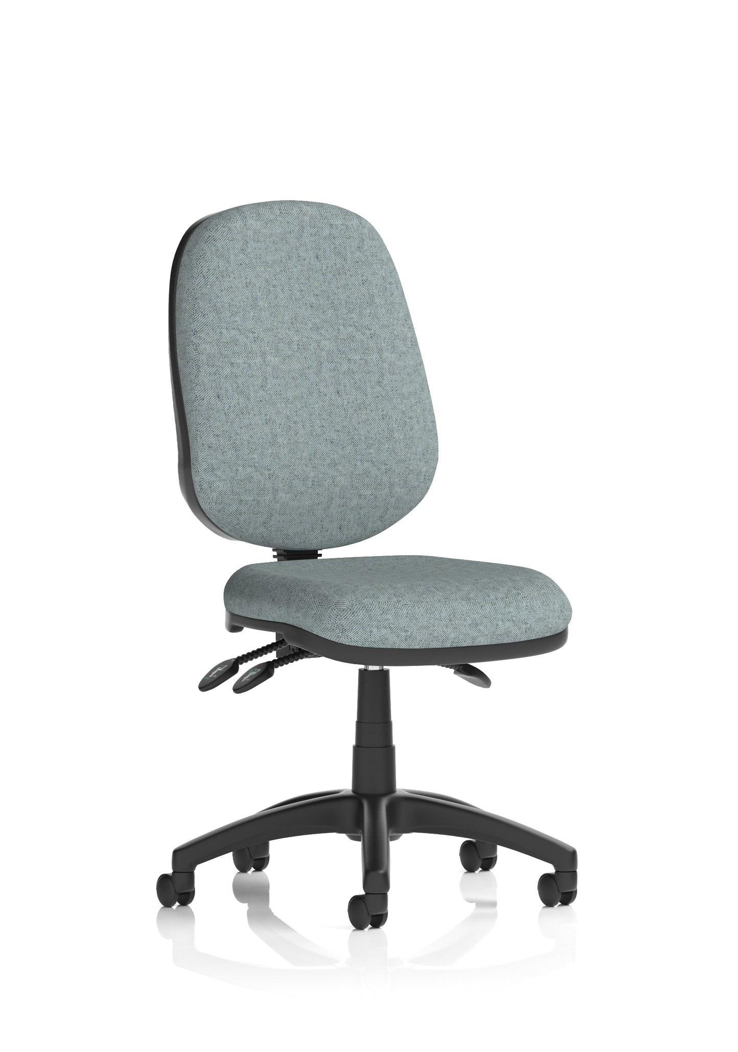 Eclipse Plus III Medium Back Fabric Task Operator Office Chair - Multiple Arm Options - Available in 20 Colour Choices