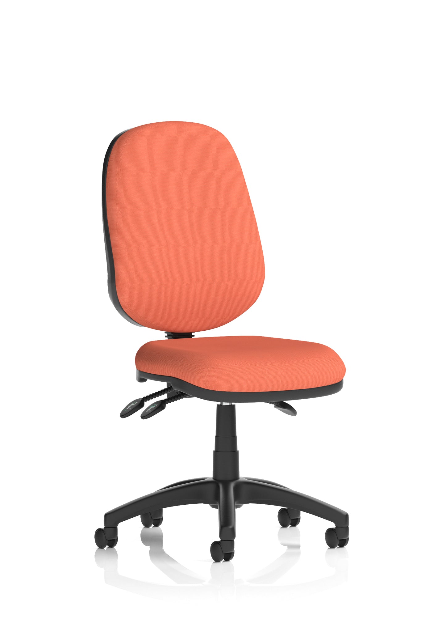 Eclipse Plus III Medium Back Fabric Task Operator Office Chair - Multiple Arm Options - Available in 20 Colour Choices