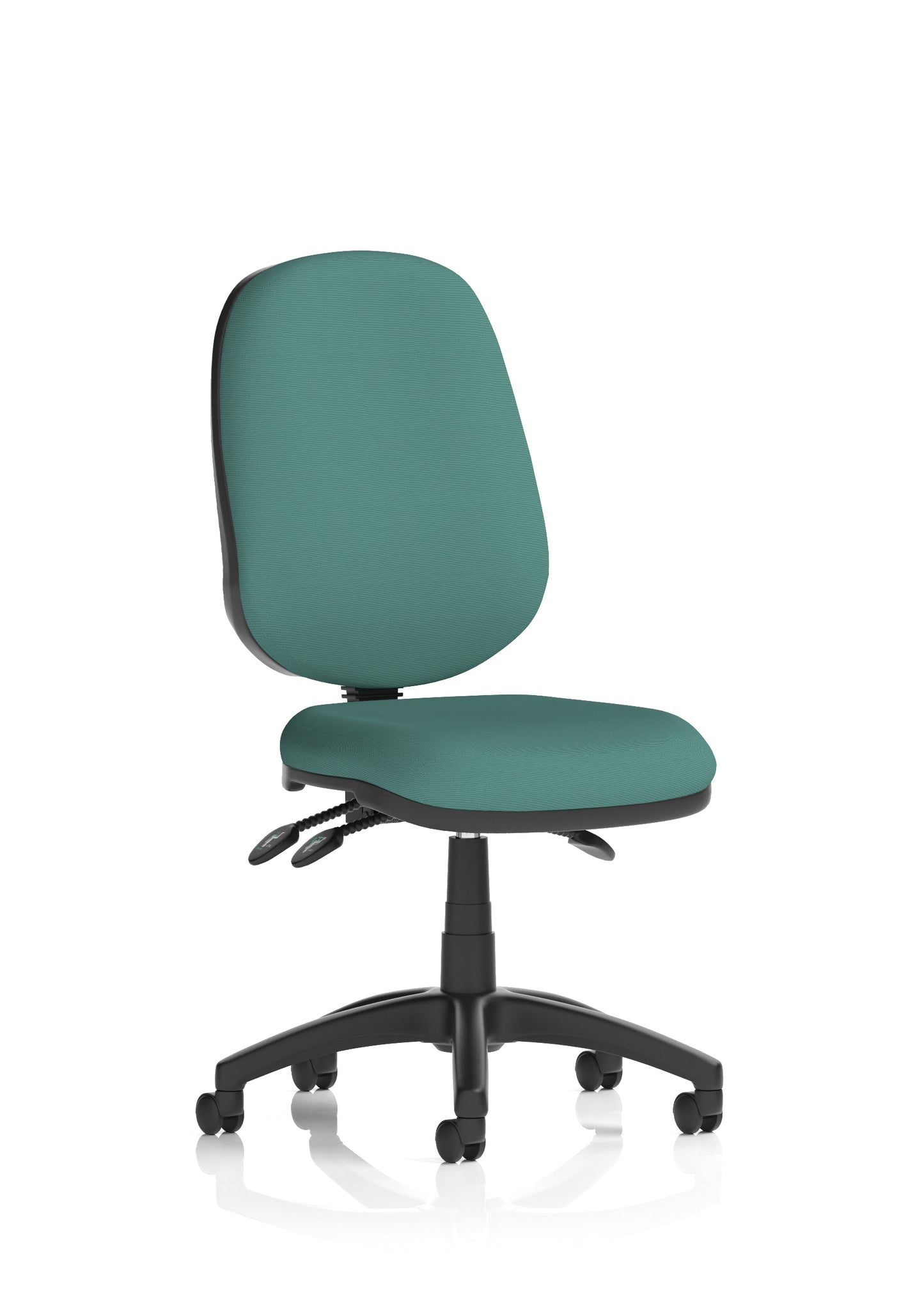 Eclipse Plus III Medium Back Fabric Task Operator Office Chair - Multiple Arm Options - Available in 20 Colour Choices