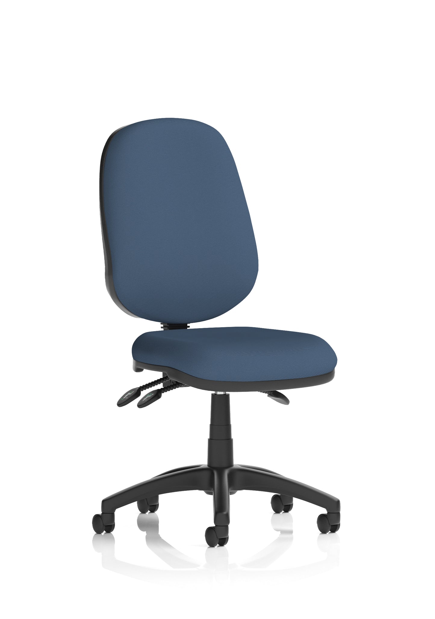 Eclipse Plus III Medium Back Fabric Task Operator Office Chair - Multiple Arm Options - Available in 20 Colour Choices