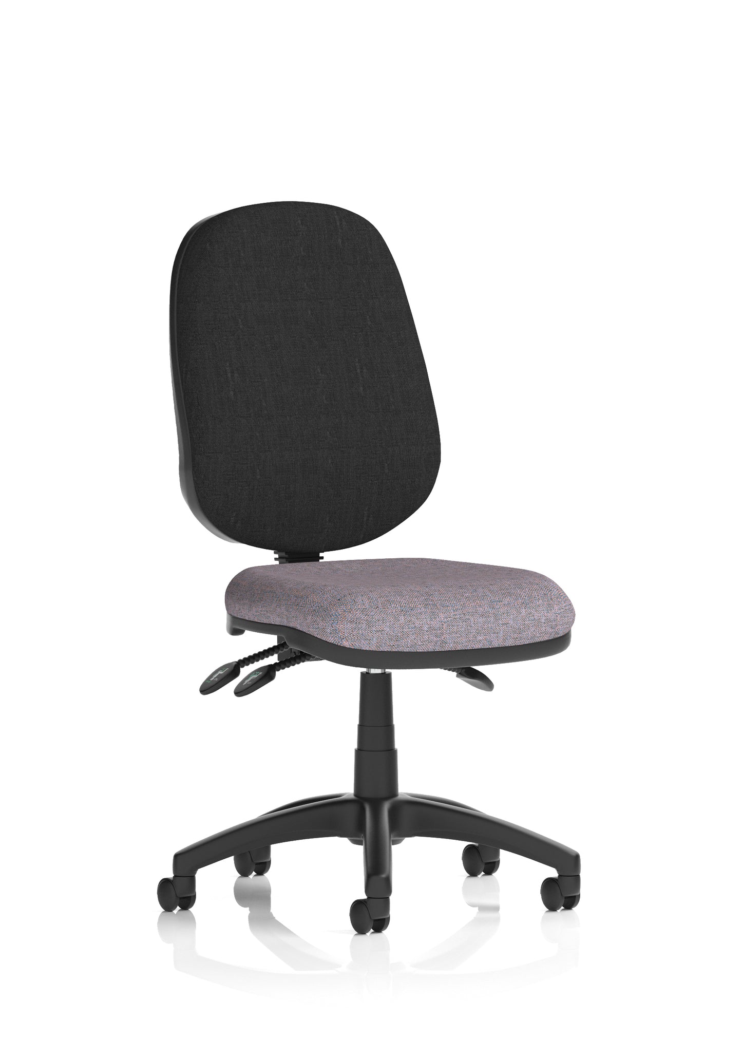 Eclipse Plus III Medium Back Fabric Task Operator Office Chair - Multiple Arm Options - Available in 20 Colour Choices