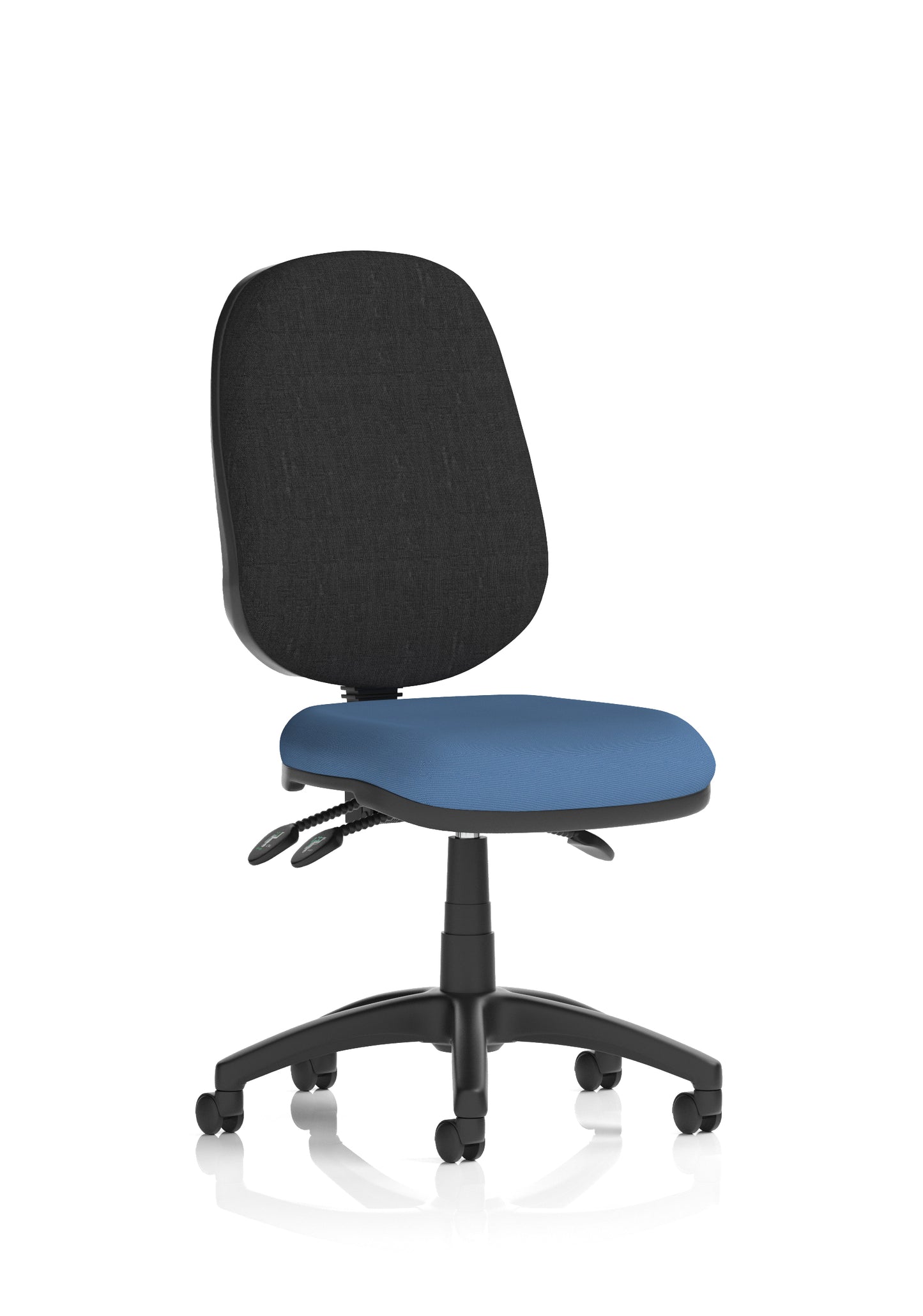 Eclipse Plus III Medium Back Fabric Task Operator Office Chair - Multiple Arm Options - Available in 20 Colour Choices