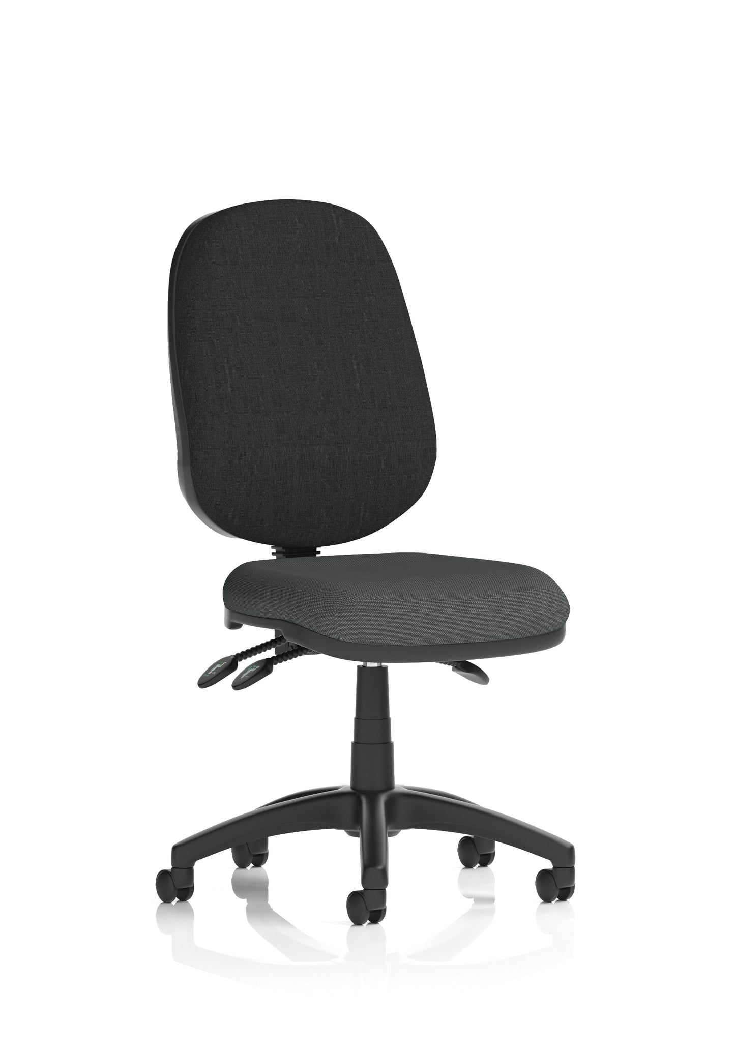 Eclipse Plus III Medium Back Fabric Task Operator Office Chair - Multiple Arm Options - Available in 20 Colour Choices