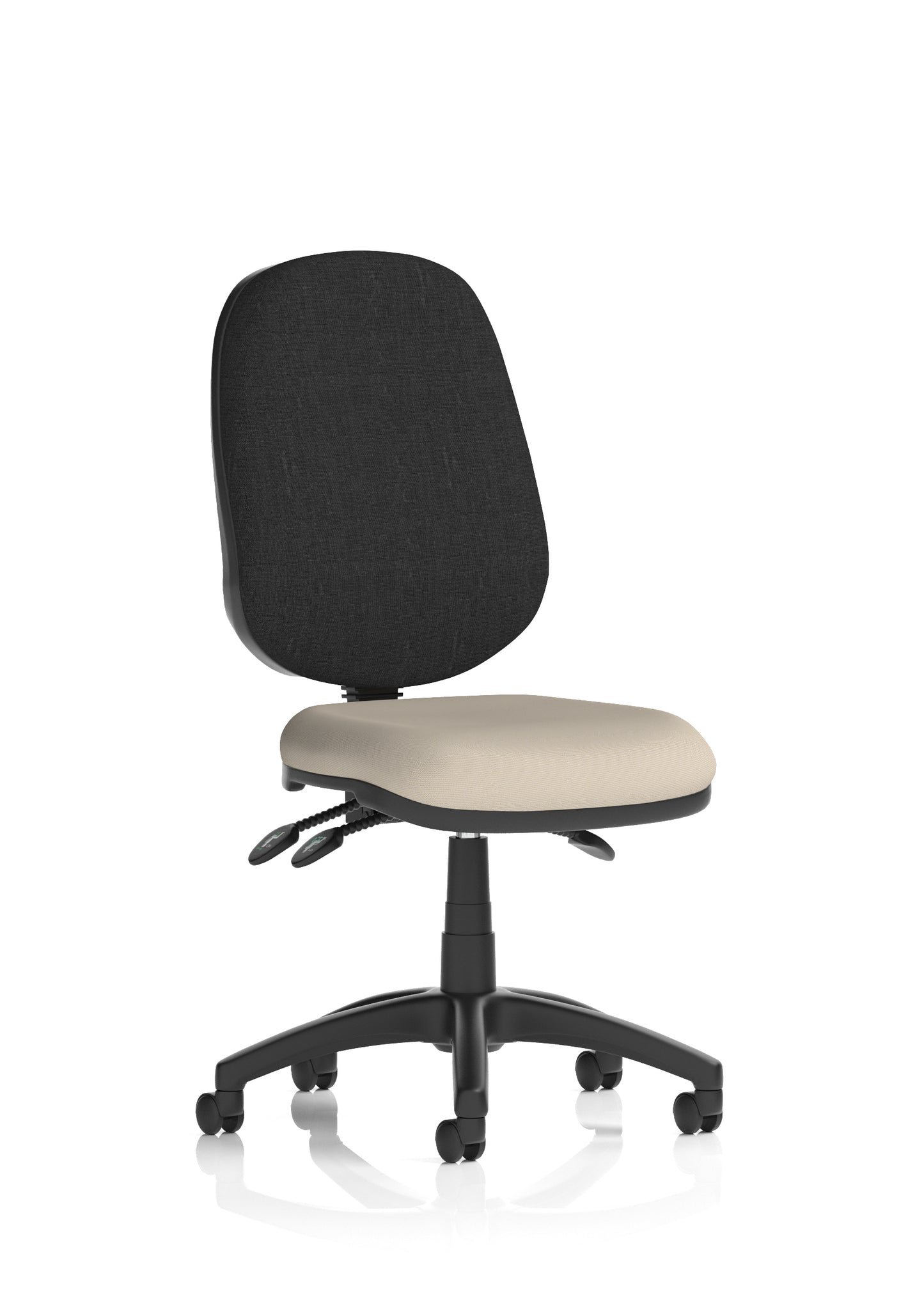 Eclipse Plus III Medium Back Fabric Task Operator Office Chair - Multiple Arm Options - Available in 20 Colour Choices